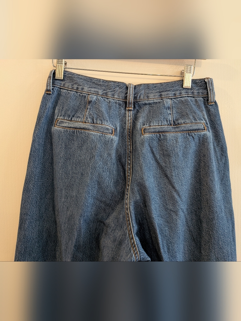 Madewell The Harlow Wide Leg Jean in Fairson Wash Size 26 Baggy Straight Denim - Picture 10 of 16